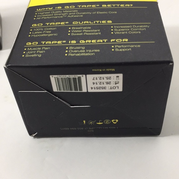 NEW GO TAPE LOT 2 PREMIUM  KINESIOLOGY TAPE - Picture 6 of 7